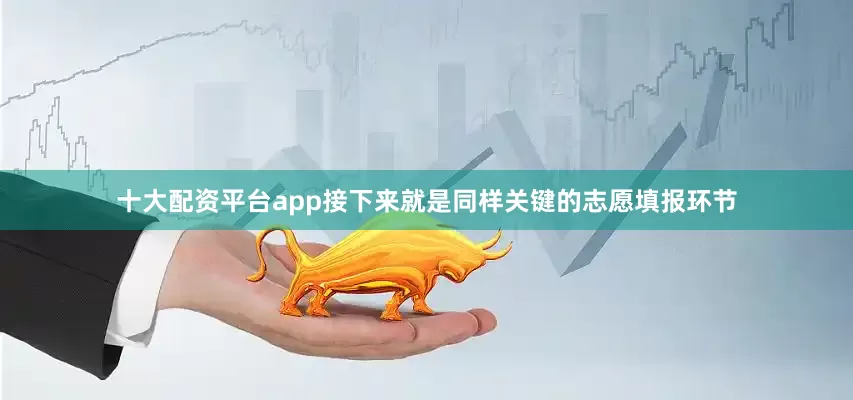 十大配资平台app接下来就是同样关键的志愿填报环节