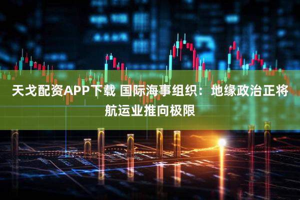 天戈配资APP下载 国际海事组织：地缘政治正将航运业推向极限